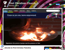 Tablet Screenshot of fccpalestine.org